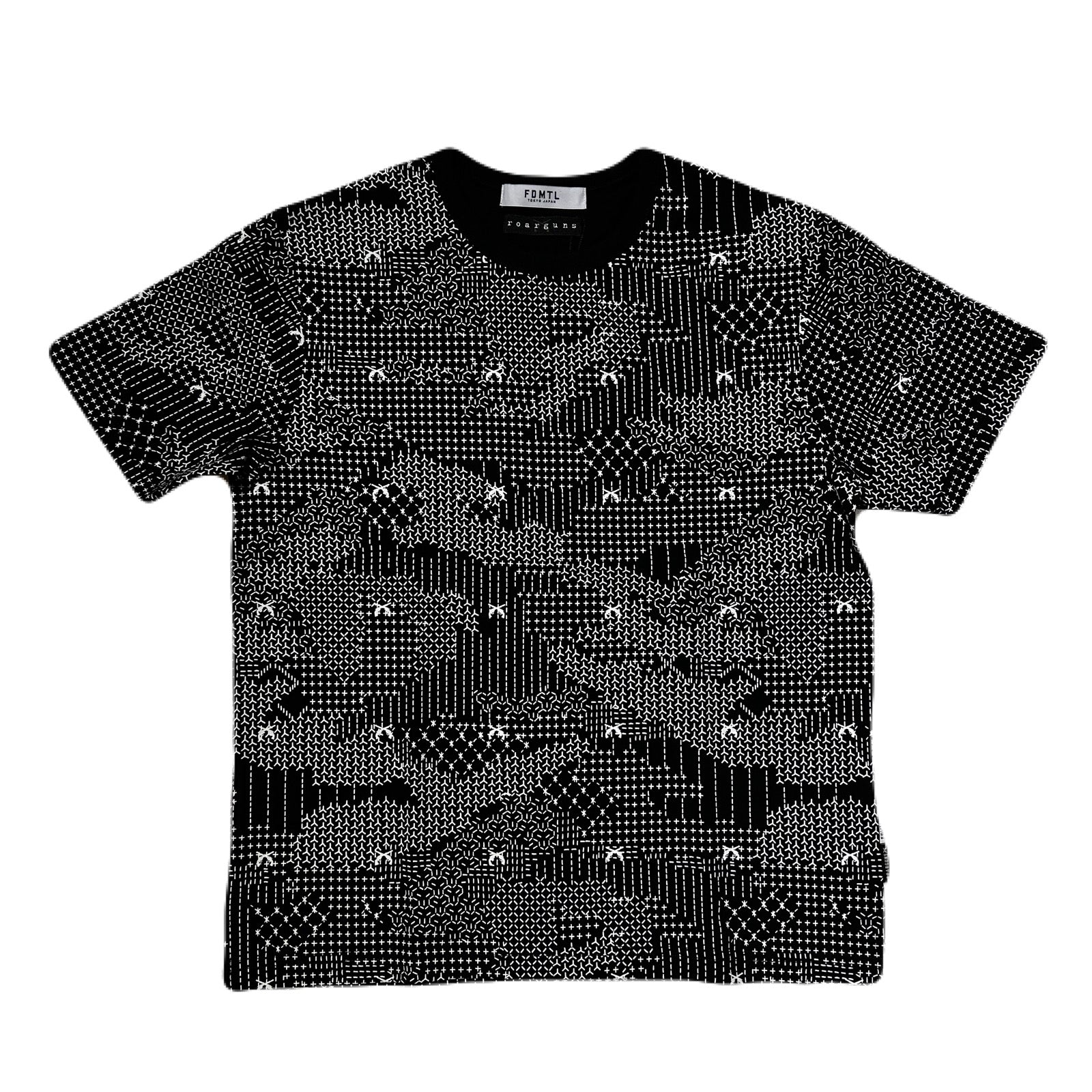 画像をギャラリービューアに読み込む, x FDMTL "Sashiko" CAMO PRINT T-SHIRT / BLACK