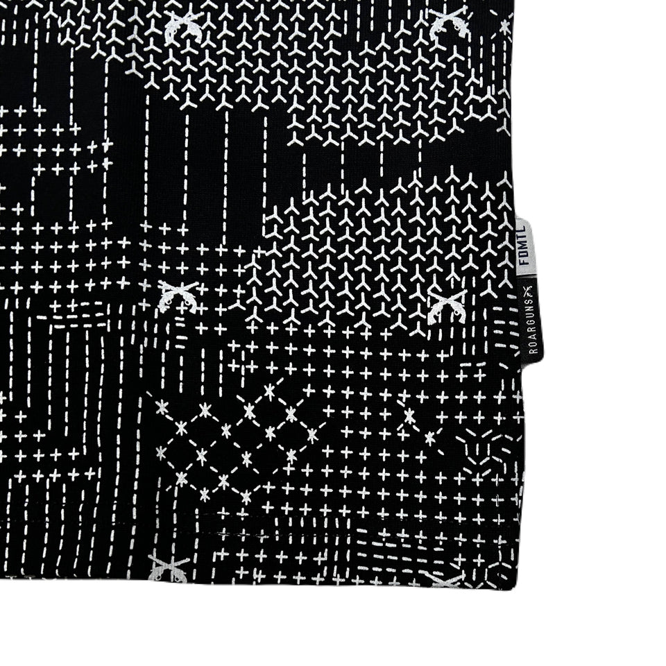 画像をギャラリービューアに読み込む, x FDMTL "Sashiko" CAMO PRINT T-SHIRT / BLACK