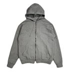 MIX EMBROIDERY PATCH HOODIE / GRAY