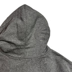 MIX EMBROIDERY PATCH HOODIE / GRAY