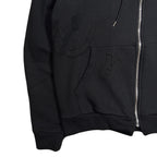 MIX EMBROIDERY PATCH HOODIE / BLACK