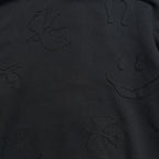 MIX EMBROIDERY PATCH HOODIE / BLACK