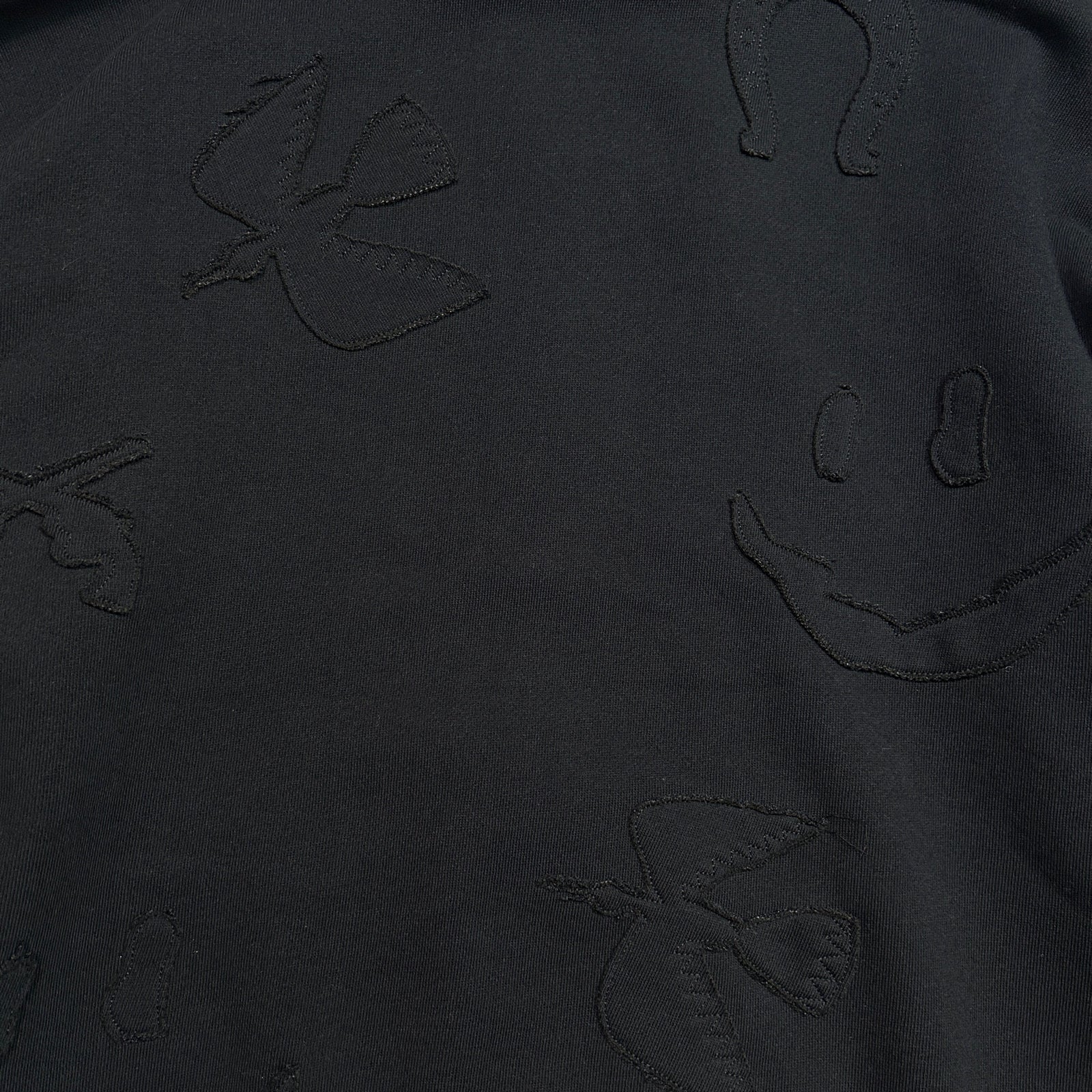 画像をギャラリービューアに読み込む, MIX EMBROIDERY PATCH HOODIE / BLACK