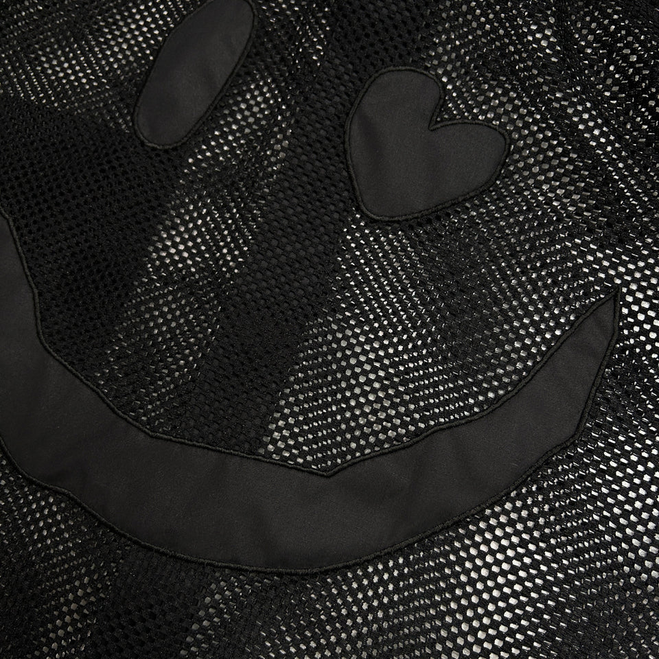 画像をギャラリービューアに読み込む, MESH SHIRT SMILE CRYSTAL / BLACK