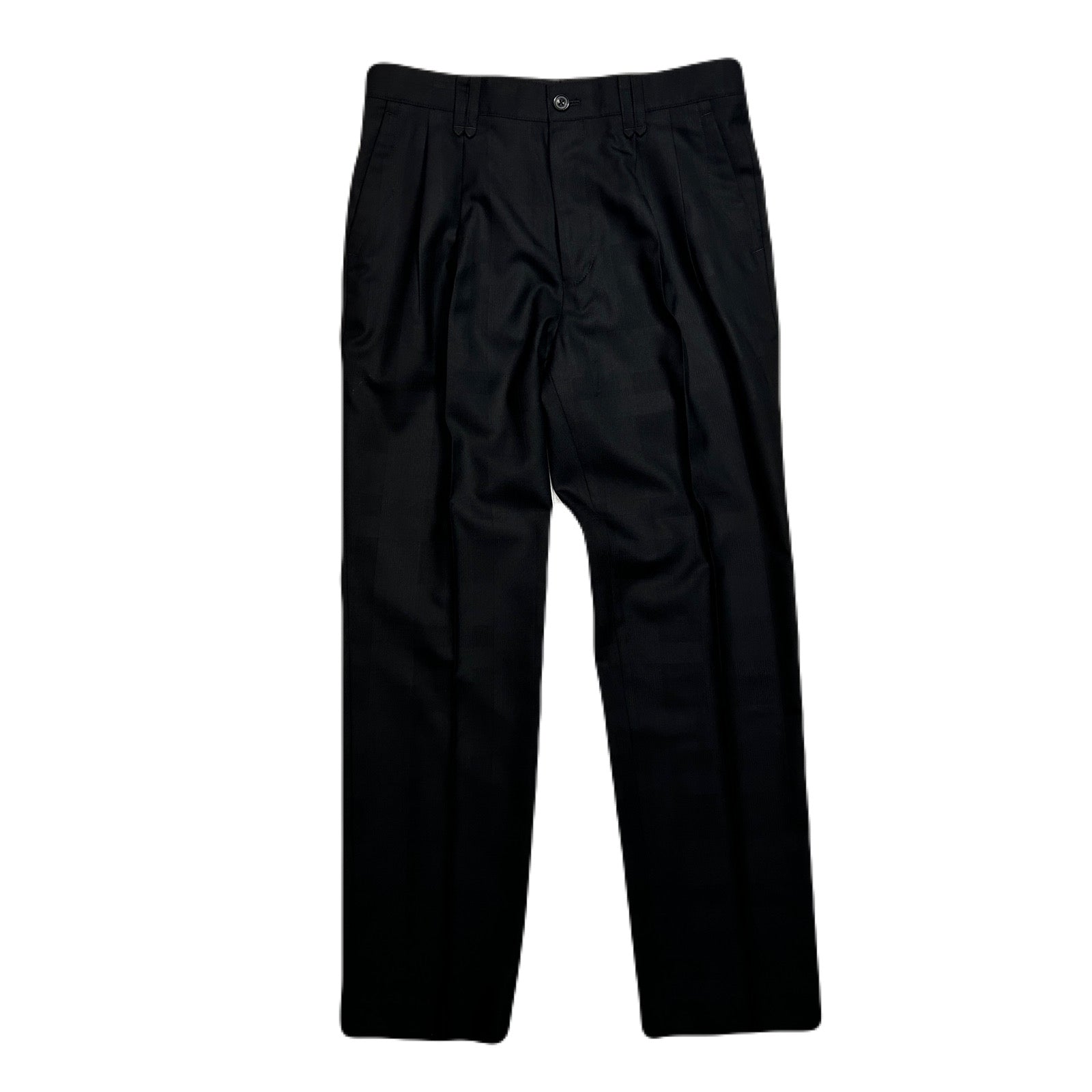 画像をギャラリービューアに読み込む, SHADOW CHECK PANTS / BLACK