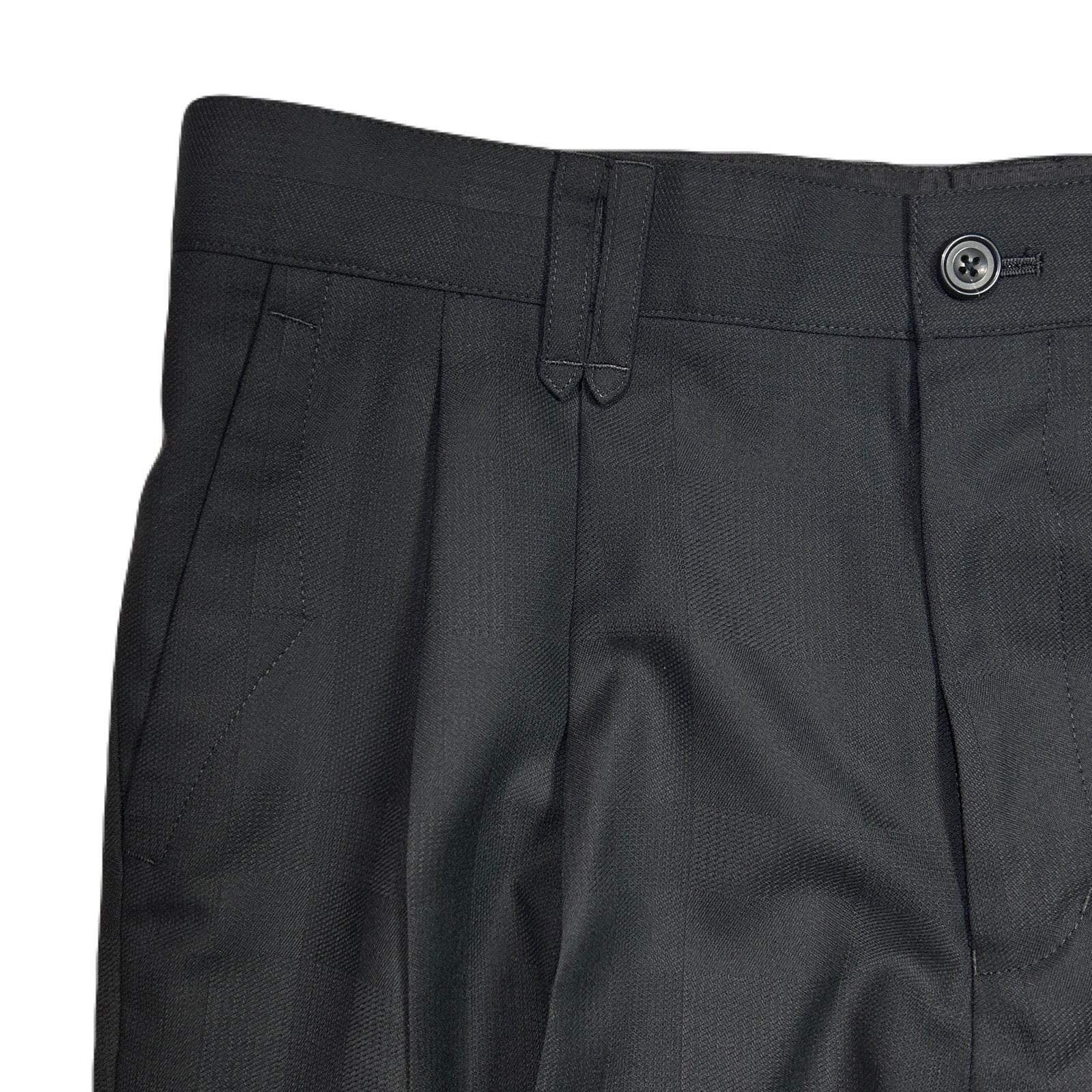 画像をギャラリービューアに読み込む, SHADOW CHECK PANTS / BLACK