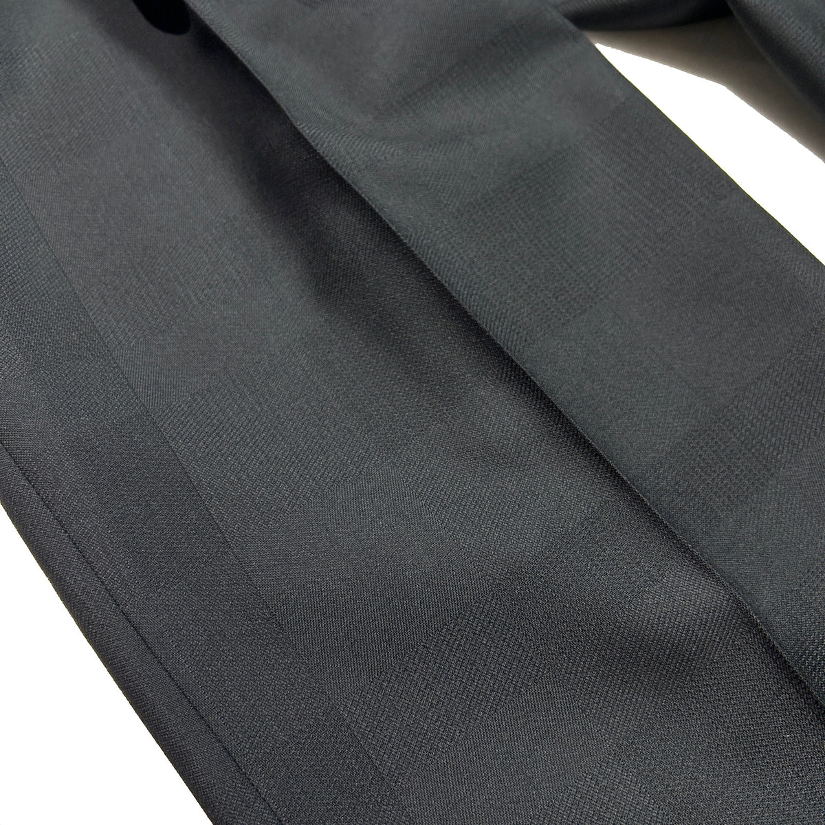 SHADOW CHECK PANTS / BLACK