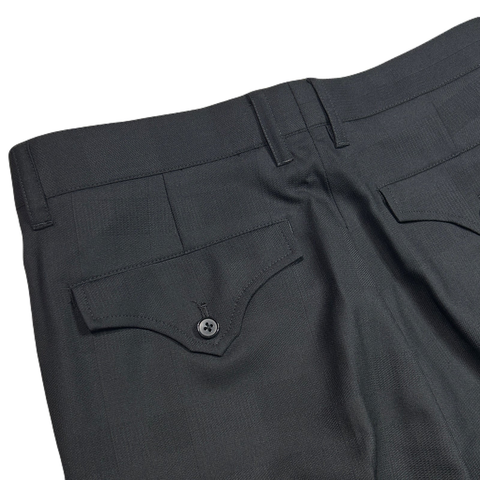 画像をギャラリービューアに読み込む, SHADOW CHECK PANTS / BLACK