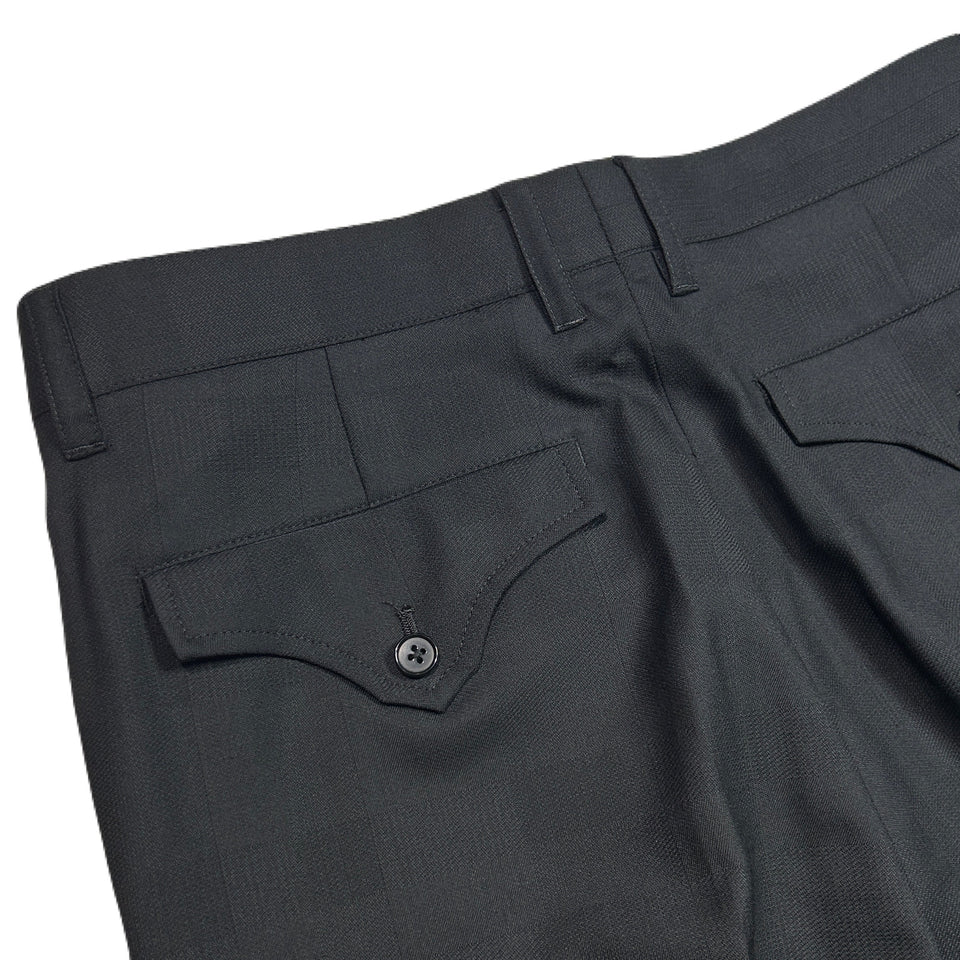 画像をギャラリービューアに読み込む, SHADOW CHECK PANTS / BLACK
