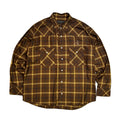 OMBRE CHECK SHIRT HORSESHOE  / BROWN