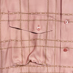 CHAIN CHECK SHIRT / PINK