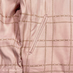 CHAIN CHECK JACKET / PINK