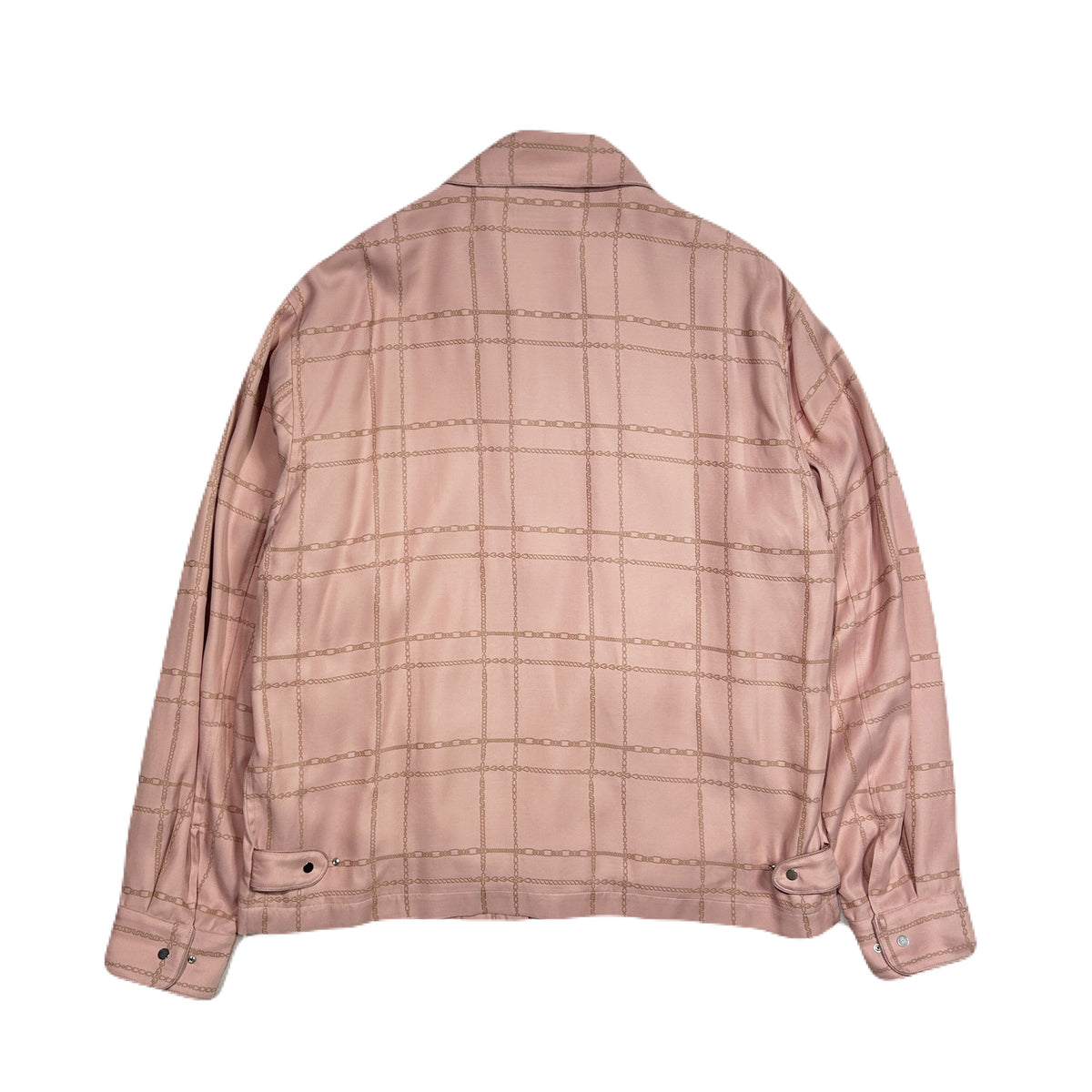 CHAIN CHECK JACKET / PINK