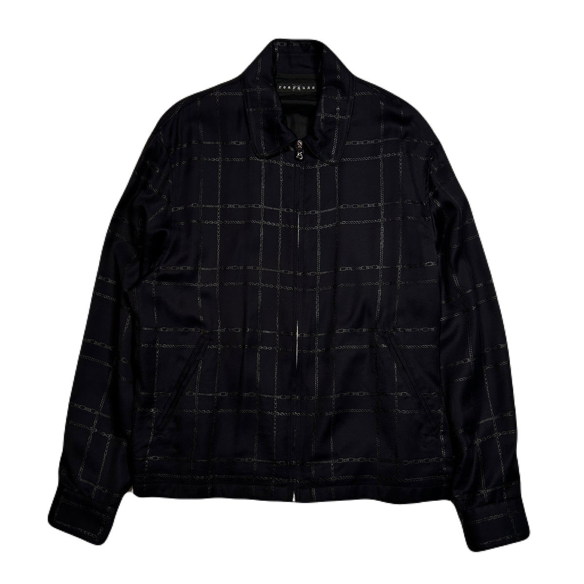 CHAIN CHECK JACKET / BLACK