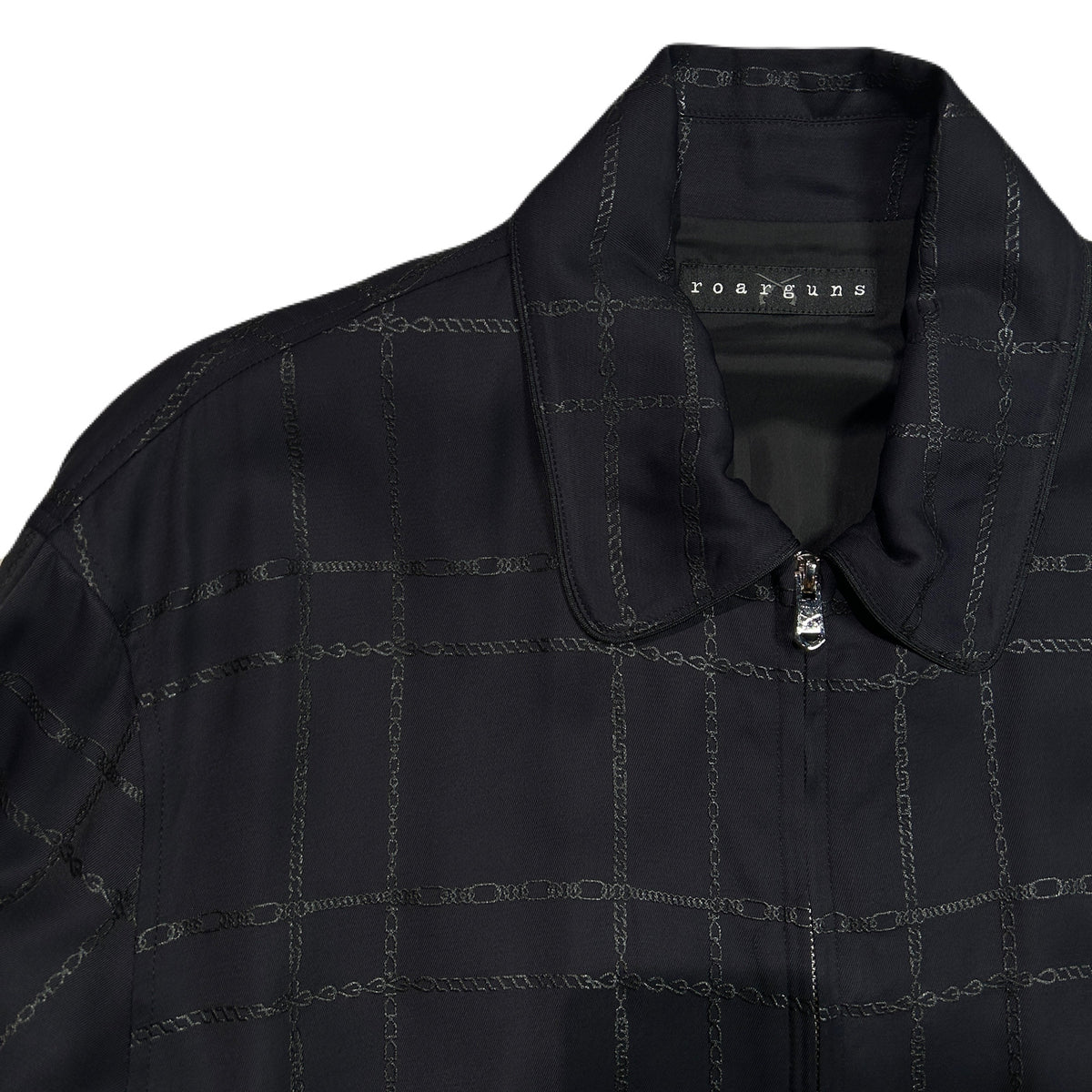 CHAIN CHECK JACKET / BLACK