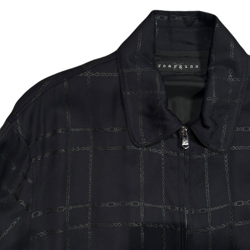 CHAIN CHECK JACKET / BLACK