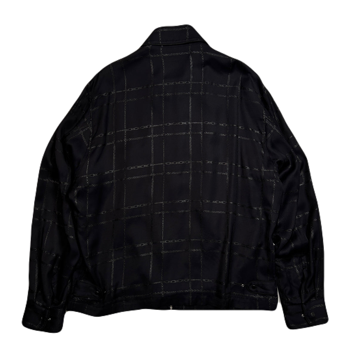CHAIN CHECK JACKET / BLACK