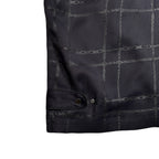 CHAIN CHECK JACKET / BLACK