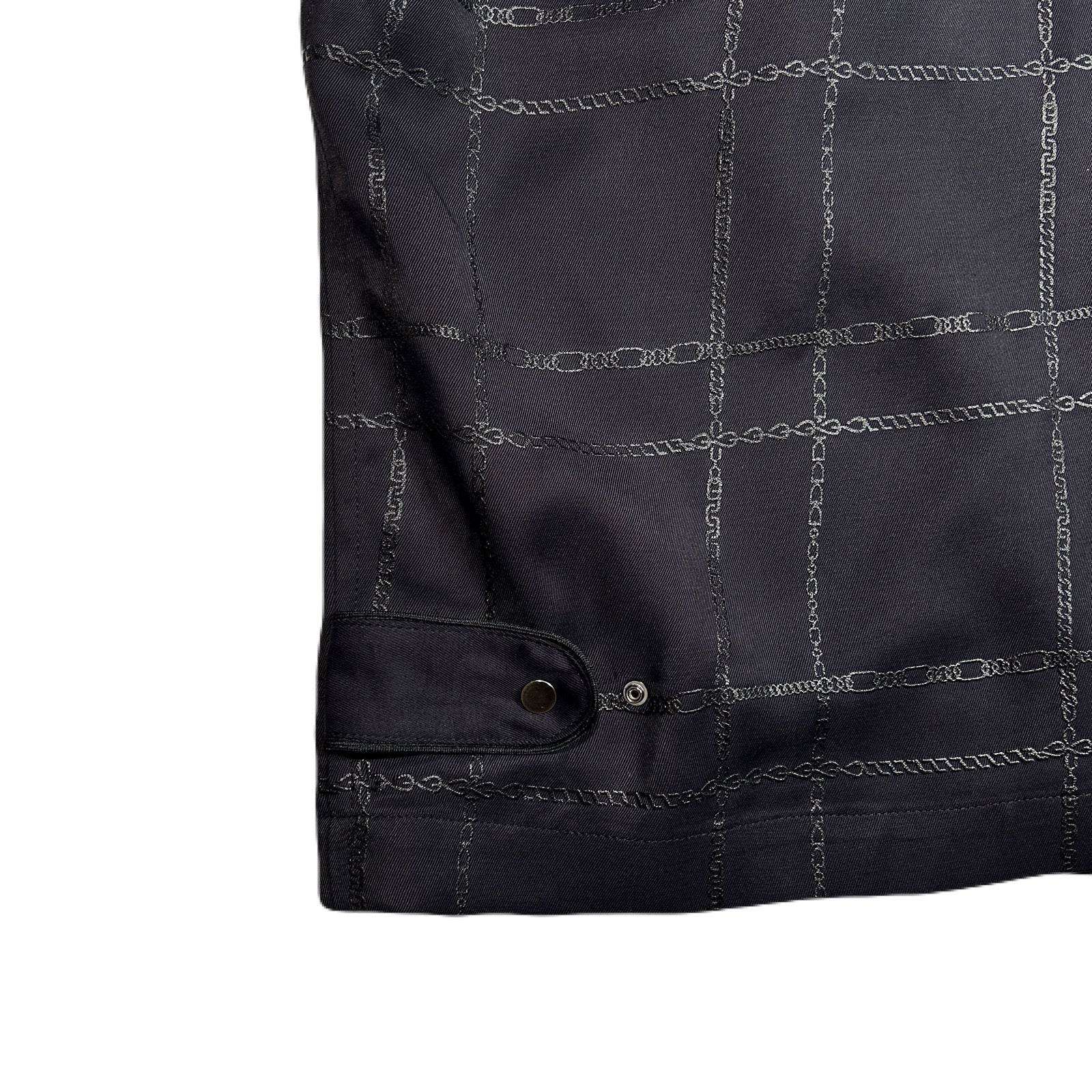 画像をギャラリービューアに読み込む, CHAIN CHECK JACKET / BLACK