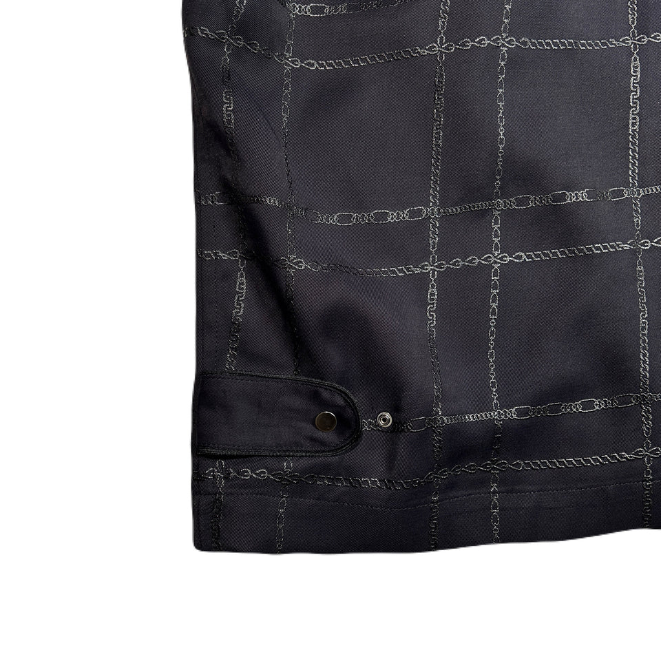 画像をギャラリービューアに読み込む, CHAIN CHECK JACKET / BLACK