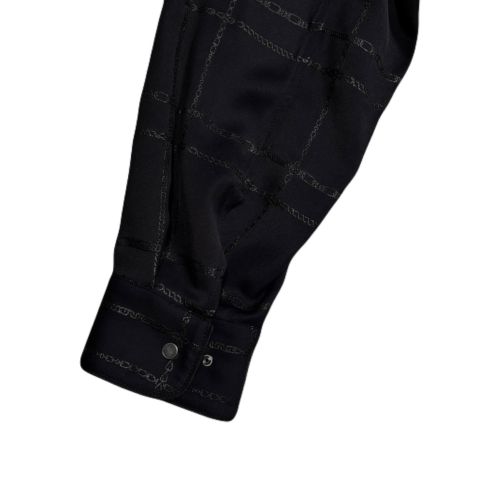 画像をギャラリービューアに読み込む, CHAIN CHECK JACKET / BLACK