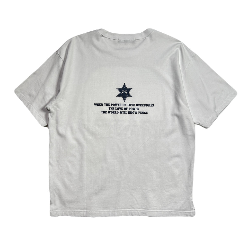 Load image into Gallery viewer, COWBOY PRINT T-SHIRT / WHITE