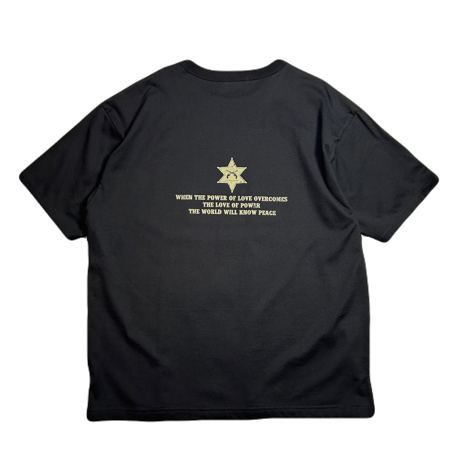 画像をギャラリービューアに読み込む, COWBOY PRINT T-SHIRT / BLACK