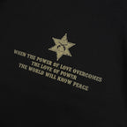 COWBOY PRINT T-SHIRT / BLACK
