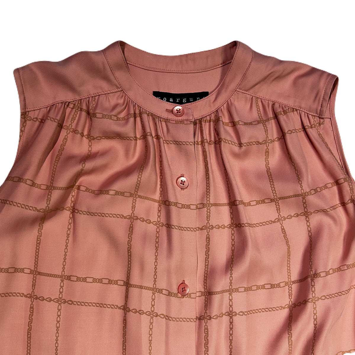 WOMENS CHAIN CHECK DRESS / PINK