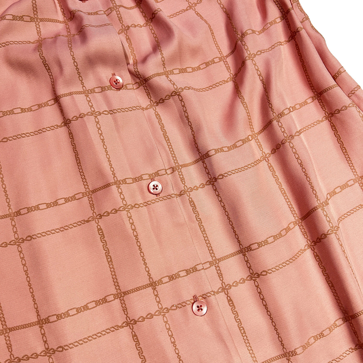 WOMENS CHAIN CHECK DRESS / PINK