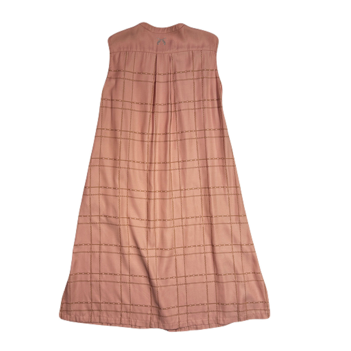 WOMENS CHAIN CHECK DRESS / PINK