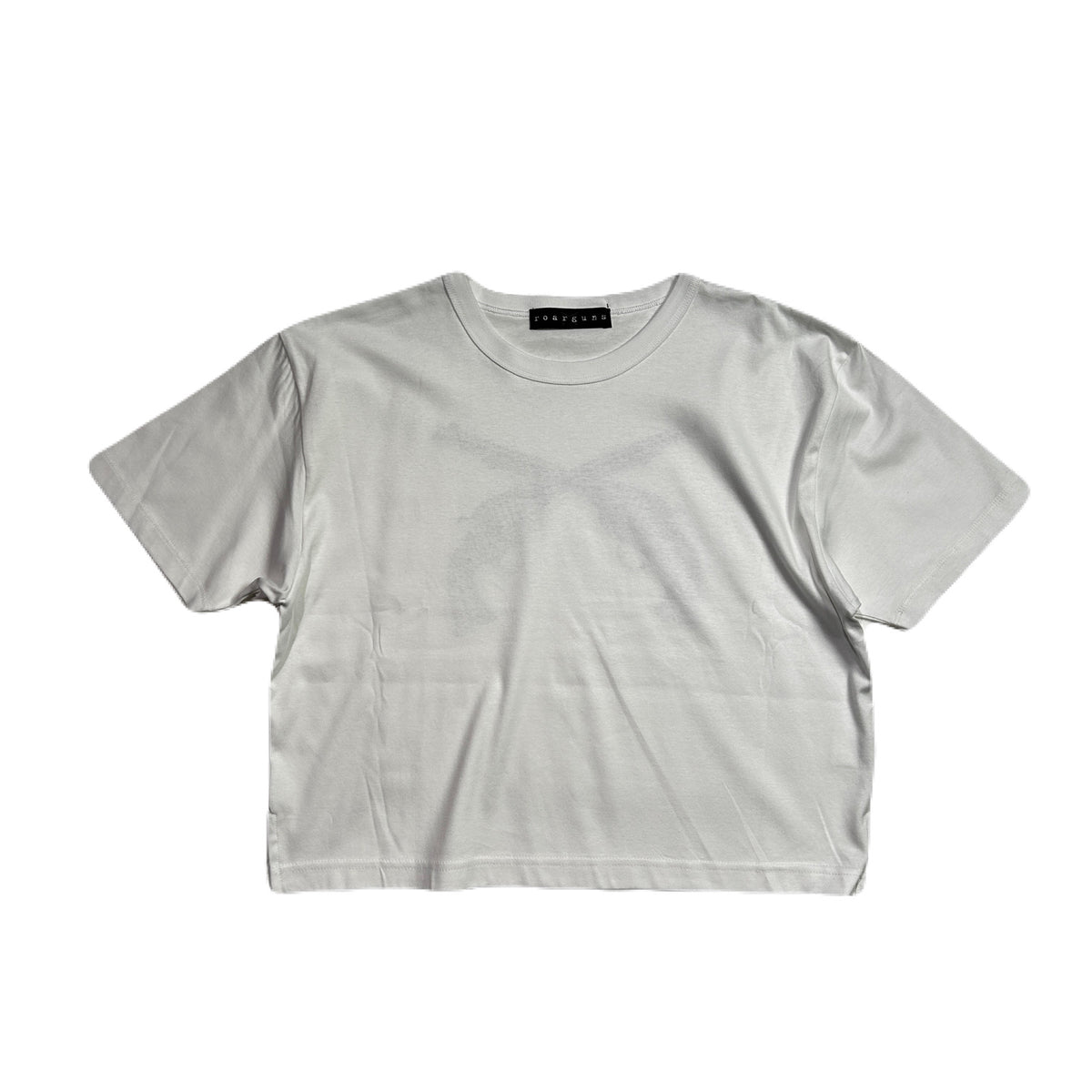WOMENS CROSSGUN CRYSTAL T-SHIRT / WHITE
