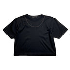 WOMENS BALL CHAIN T-SHIRT / BLACK