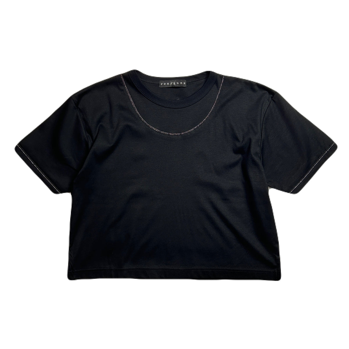 WOMENS BALL CHAIN T-SHIRT / BLACK