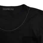 WOMENS BALL CHAIN T-SHIRT / BLACK