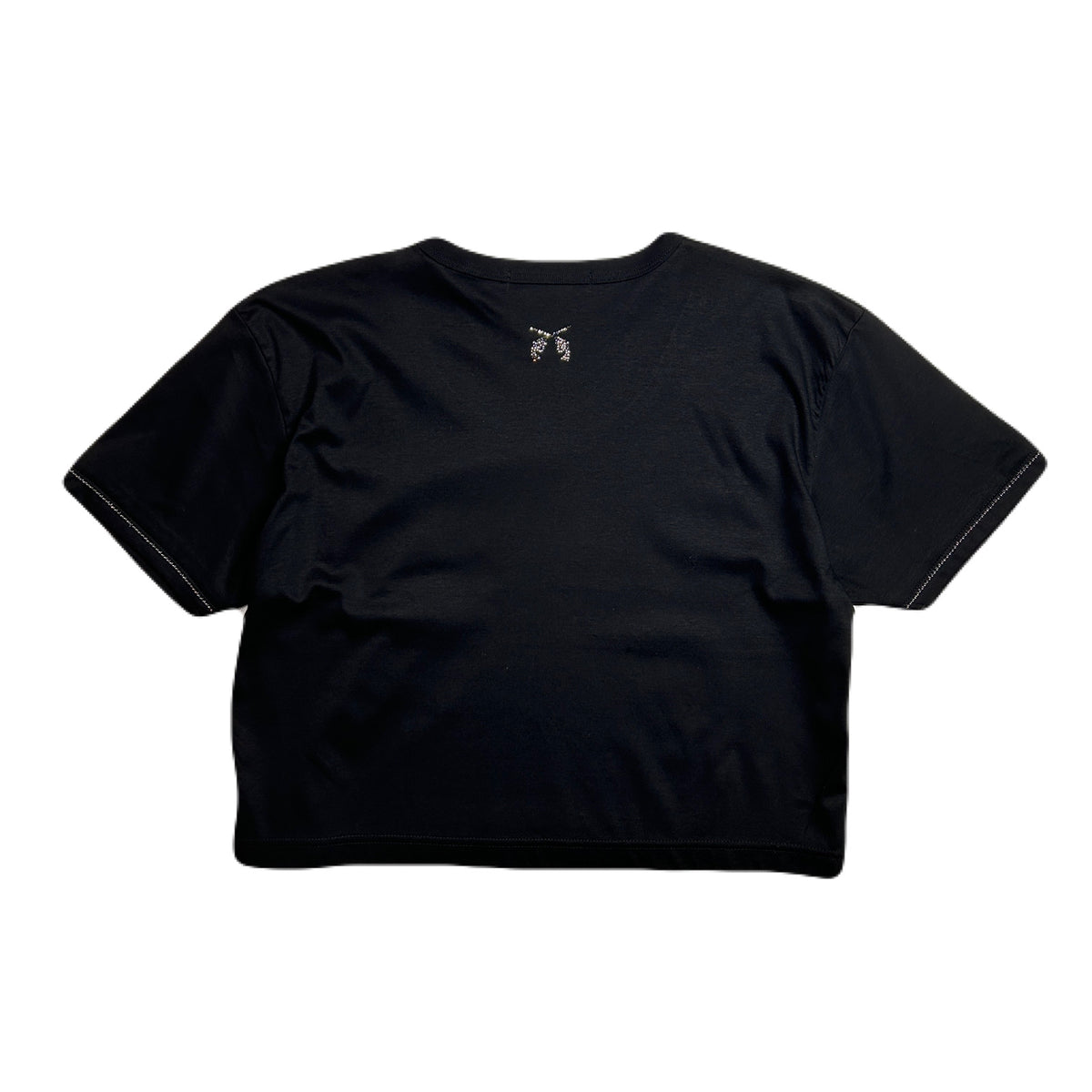 WOMENS BALL CHAIN T-SHIRT / BLACK