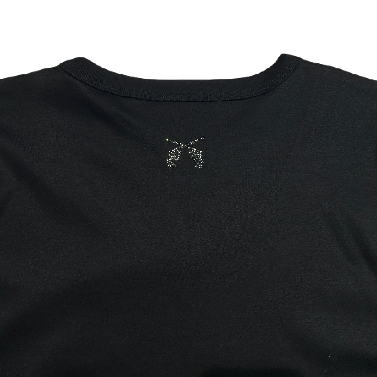 WOMENS BALL CHAIN T-SHIRT / BLACK