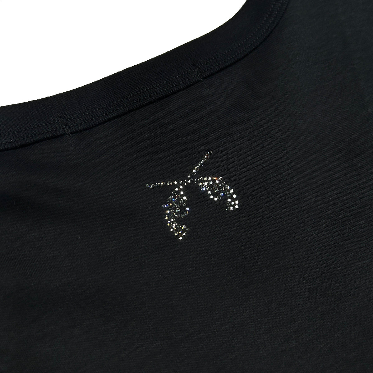 WOMENS BALL CHAIN T-SHIRT / BLACK