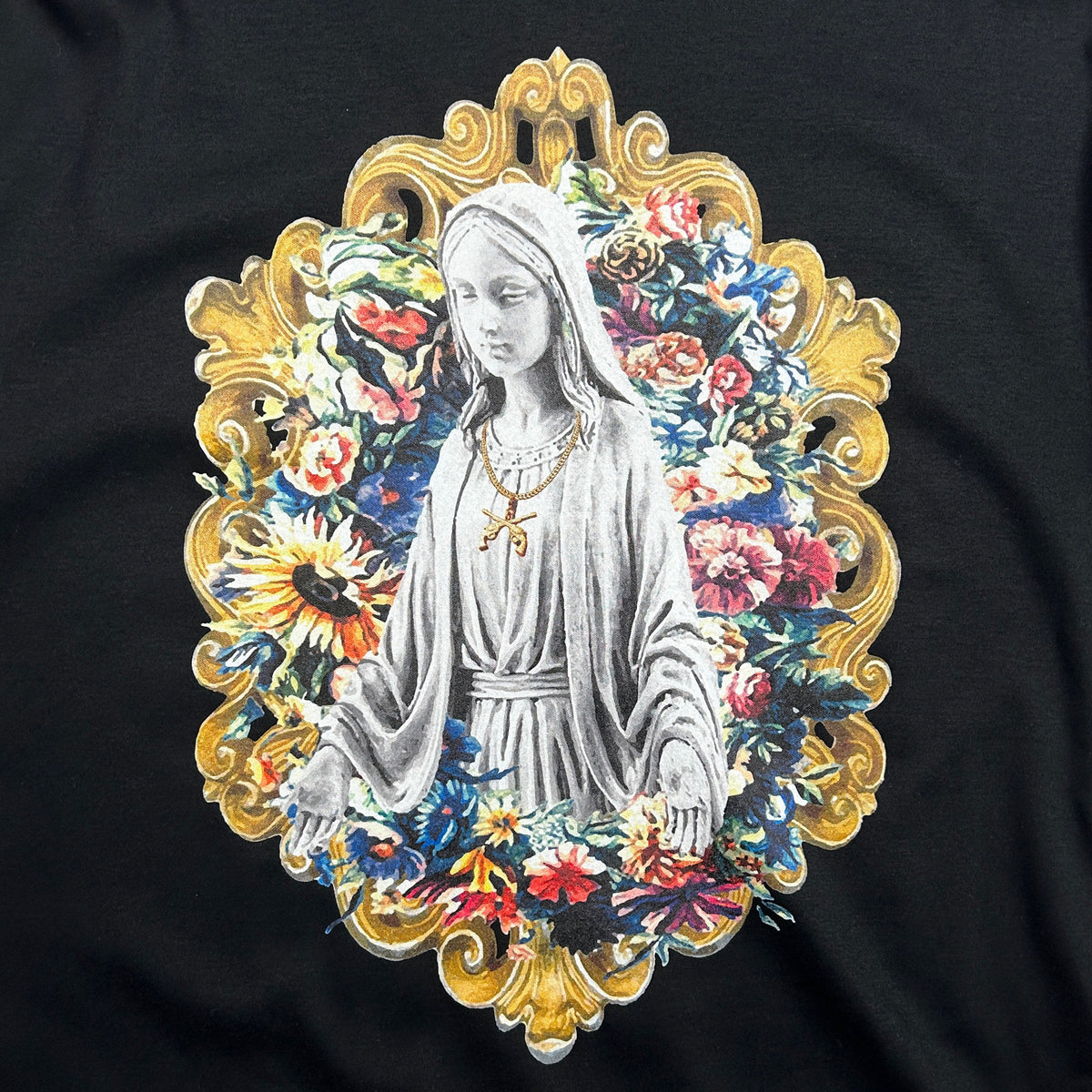 WOMENS MARIA INKJET T-SHIRT / BLACK