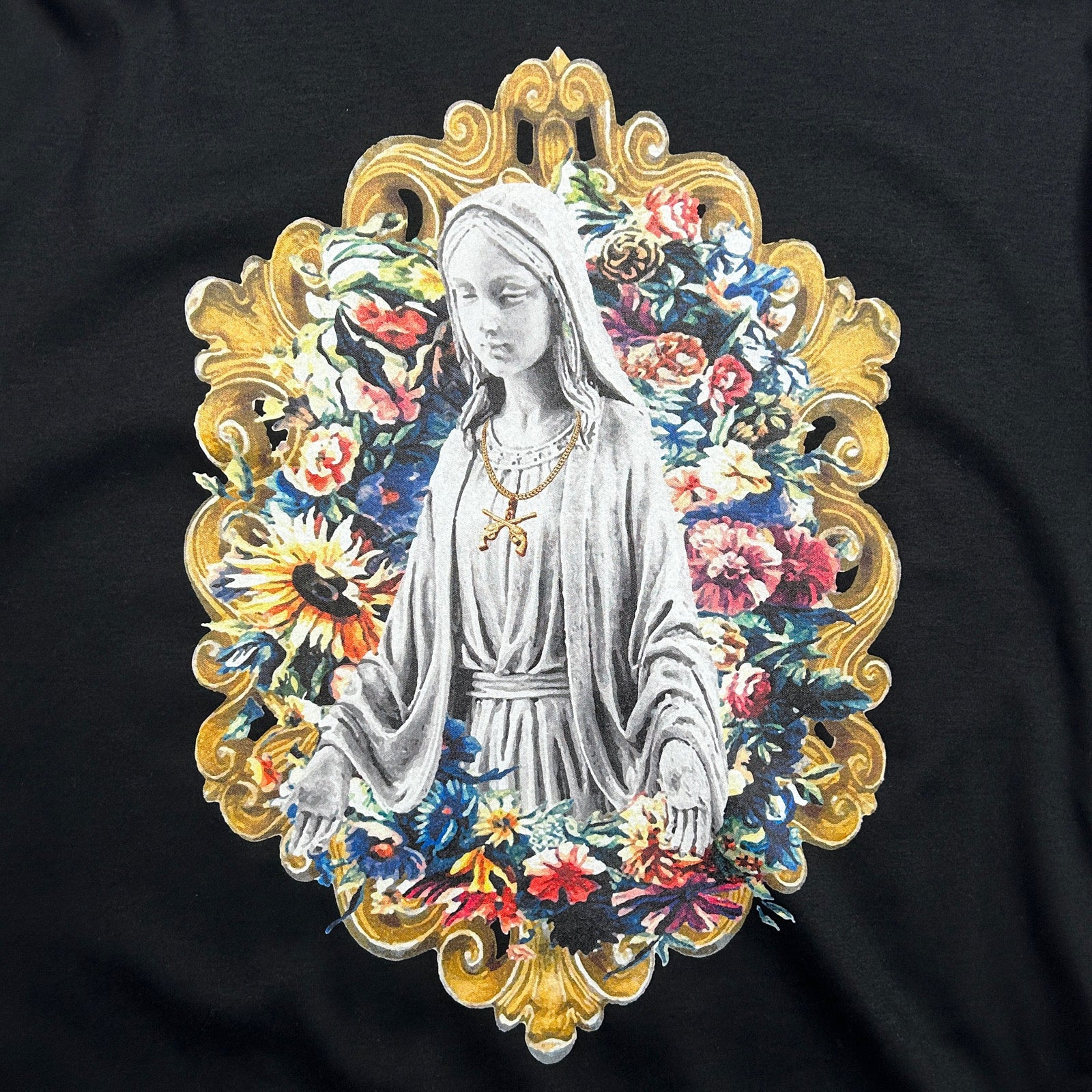 将图片加载到图库查看器，WOMENS MARIA INKJET T-SHIRT / BLACK