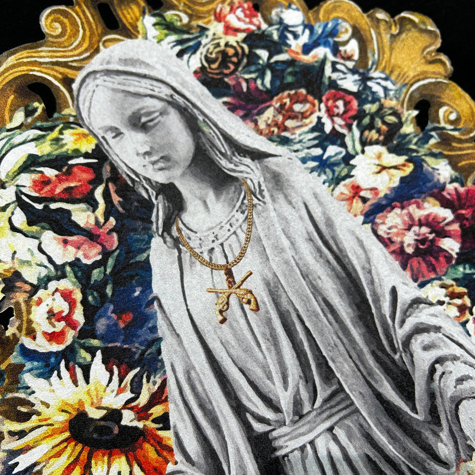 将图片加载到图库查看器，WOMENS MARIA INKJET T-SHIRT / BLACK