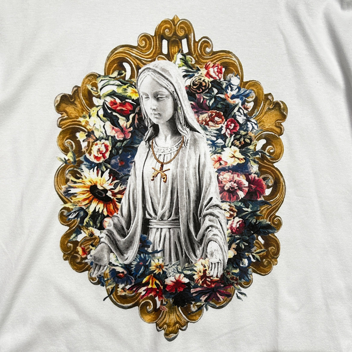 MARIA INKJET T-SHIRT / WHITE