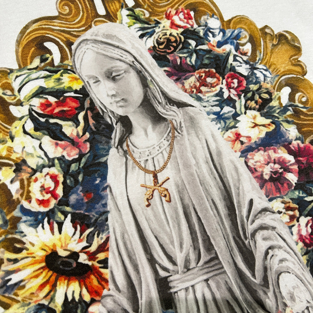 MARIA INKJET T-SHIRT / WHITE