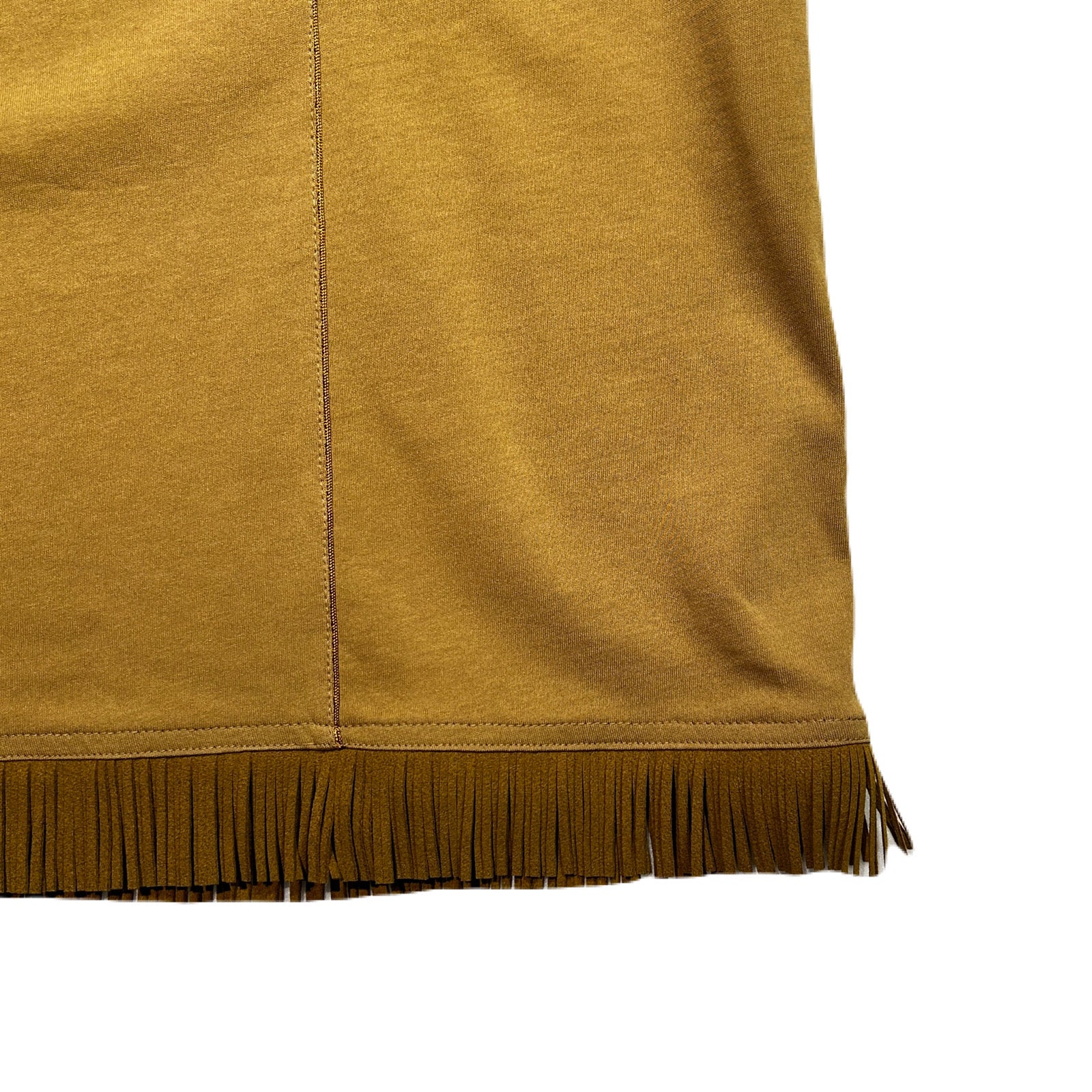 画像をギャラリービューアに読み込む, WOMENS HEAVY JERSEY FRINGE DRESS / BEIGE