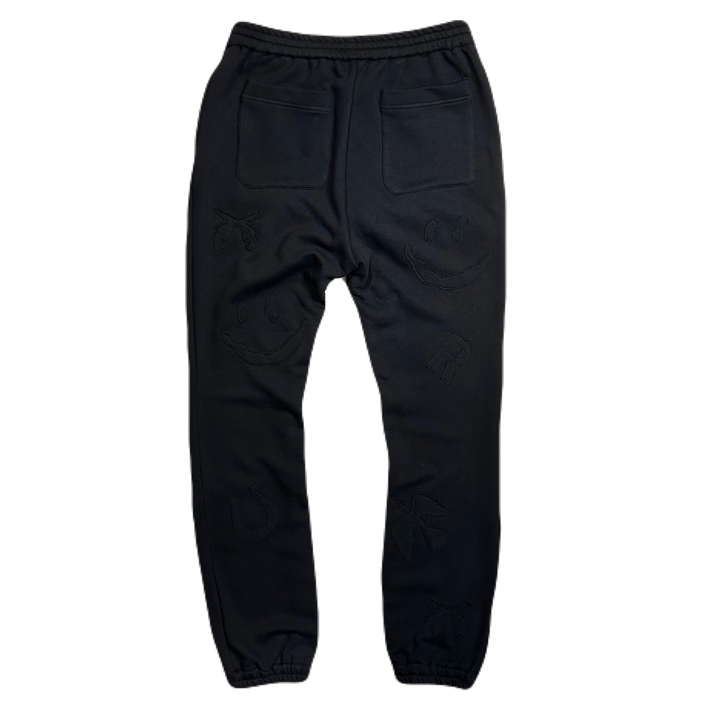 画像をギャラリービューアに読み込む, MIX EMBROIDERY PATCH PANTS / BLACK