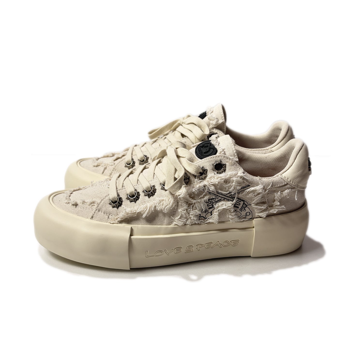 画像をギャラリービューアに読み込む, MATNUT x roarguns SNEAKERS / WHITE*WHITE