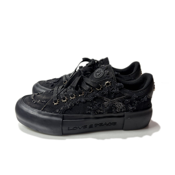 MATNUT x roarguns SNEAKERS / BLACK*BLACK