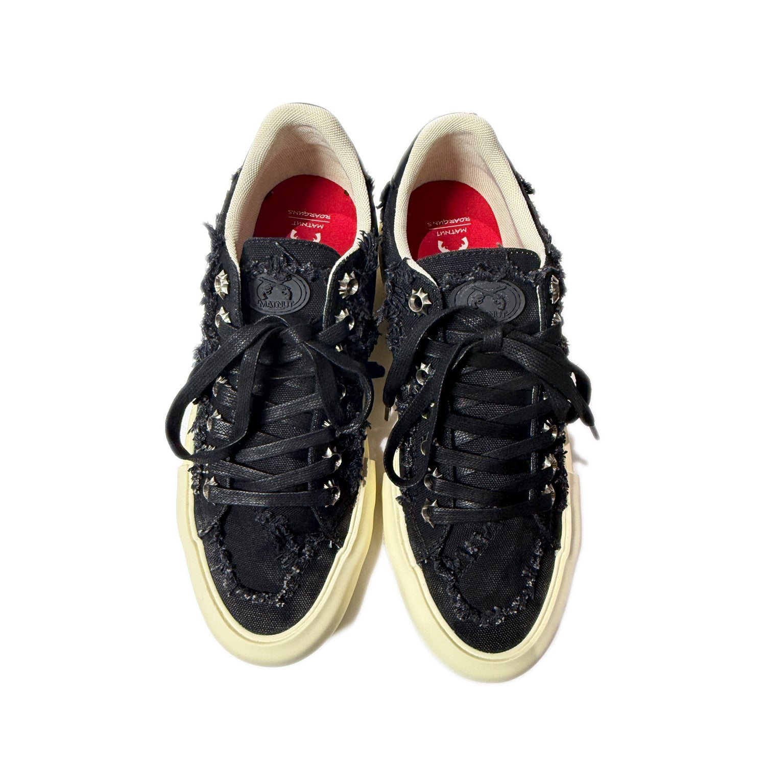 将图片加载到图库查看器，MATNUT x roarguns SNEAKERS / BLACK*WHITE