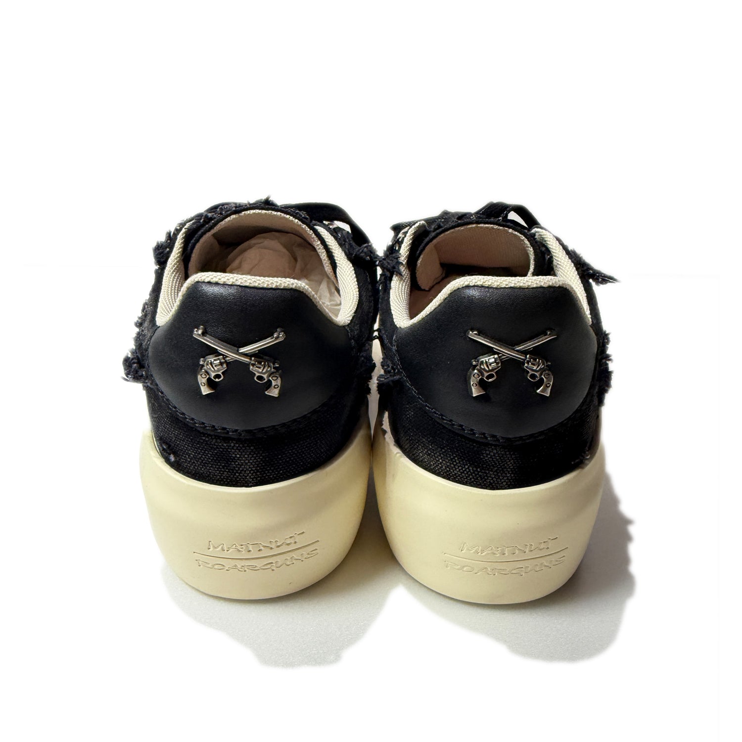 将图片加载到图库查看器，MATNUT x roarguns SNEAKERS / BLACK*WHITE