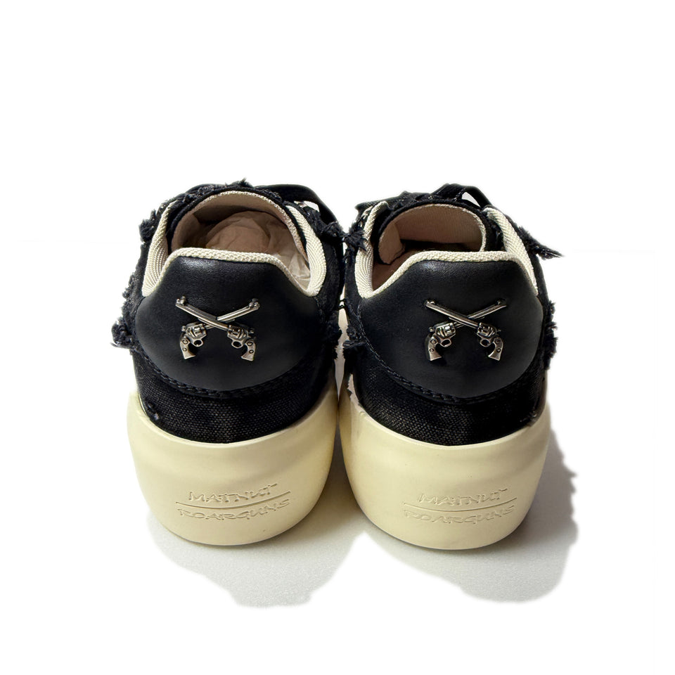 将图片加载到图库查看器，MATNUT x roarguns SNEAKERS / BLACK*WHITE
